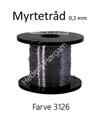 Myrtetråd 0,2 mm farve 3126 grå